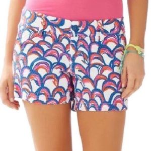 LILLY PULITZER CALLAHAN SHORTS IN RESORT WHITE GILLTY